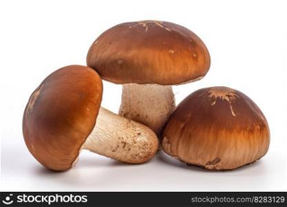 Forest porcini mushrooms. Nature forest food. Generate Ai. Forest porcini mushrooms. Generate Ai