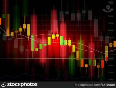 Forex Trading Signals vector illustration. Investment strategies and online trading signals