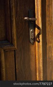 forged door handle