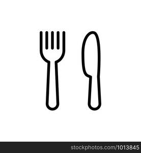 Fork and knife icon