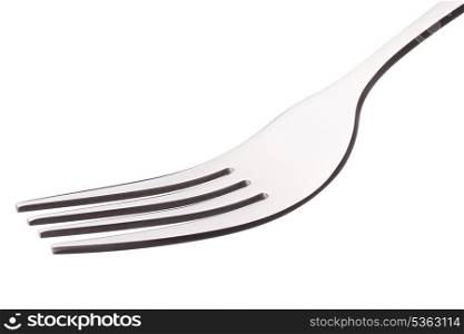 Fork isolated on white background cutout
