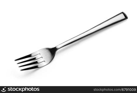 fork isolated on white background with clipping path