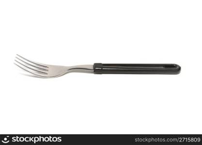 Fork on a white background