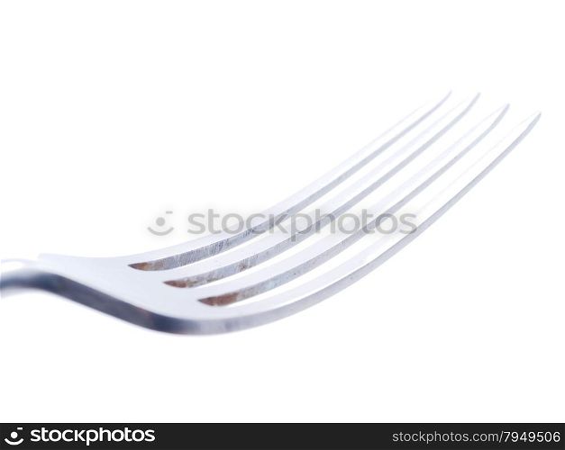 forks on white background