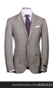 Formal suit in fashion concept