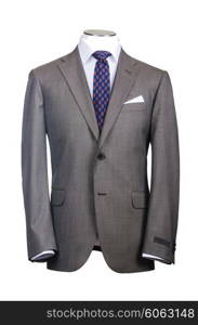 Formal suit in fashion concept