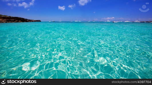 Formentera Cala Saona beach one of the best beaches in world near Ibiza