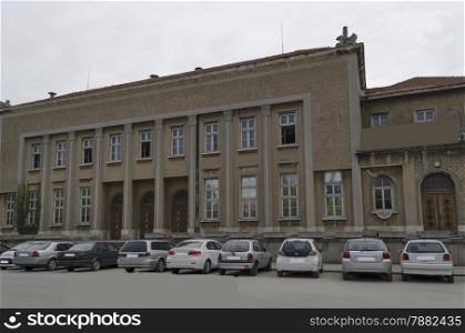 Former post office building in Ruse town, Bulgaria