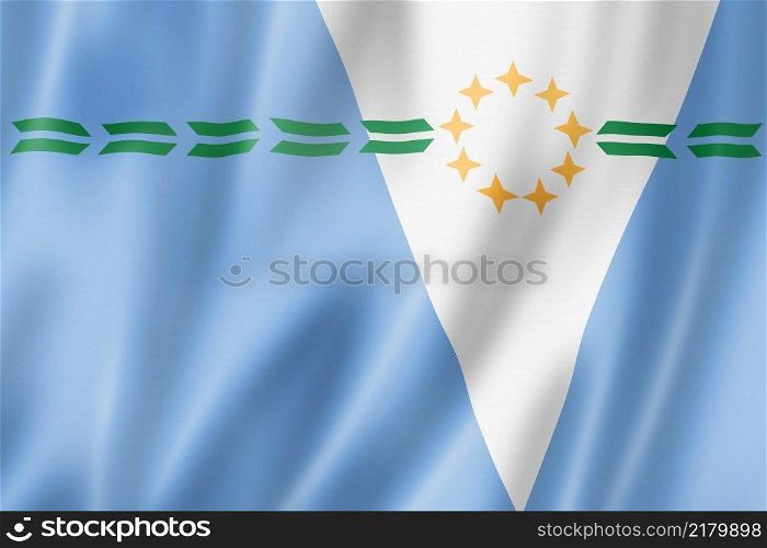 Formosa province flag, Argentina waving banner collection. 3D illustration. Formosa province flag, Argentina
