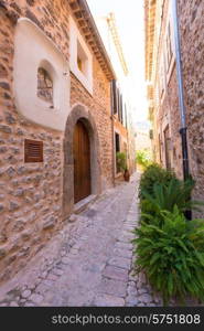 Fornalutx village in Majorca Balearic island Mallorca spain