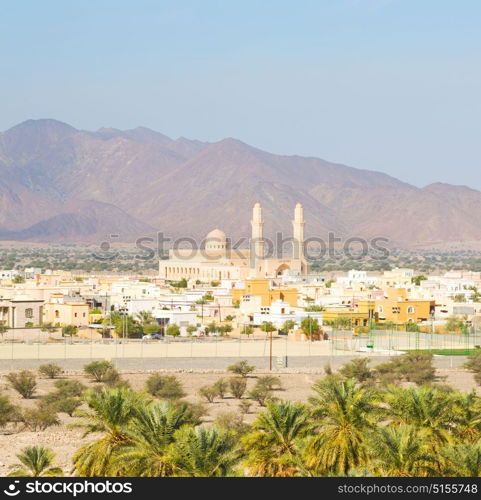 fort battlesment sky and star brick in oman muscat the old defensive