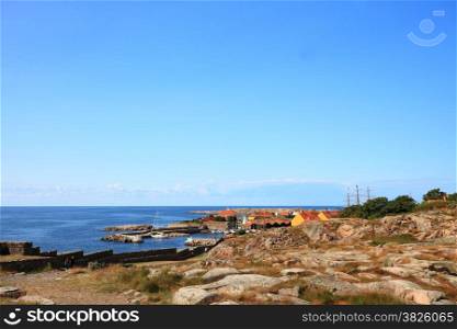 Fort Christiansoe island Bornholm in the Baltic Sea Denmark Scandinavia Europe