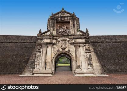 Fort Santiago in Intramuros, Manila city, Philippines