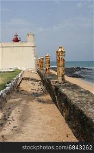 Fort Sao Sebastiao, Sao Tome city, Sao Tome and Principe, Africa