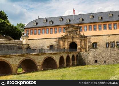 Fortress Petersberg in Erfurt in a beautiful summer day, Germany