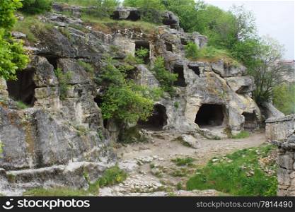 fortress town Chufut-kale, Bakhchisaray, Crimea, Ukraine VI-XVIII centuries