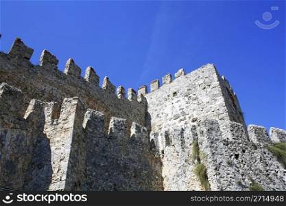 Fortress wall in Alanya, Turkey