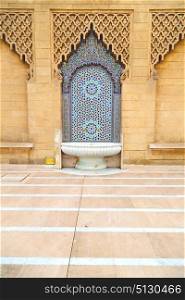 fountain in morocco africa old antique construction mousque palace