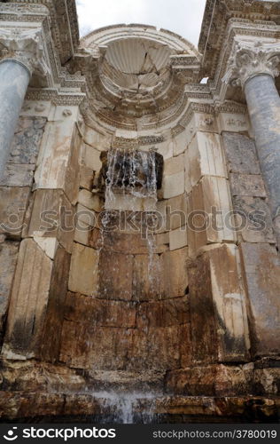 Fountain Nimfenum in Sagalassos in Turkey