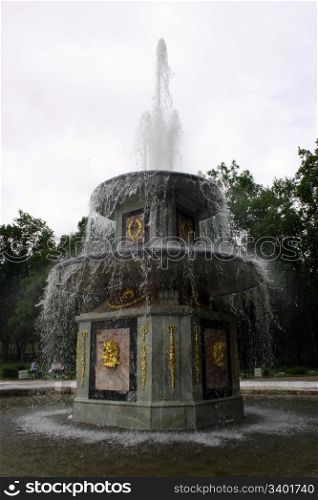 Fountain of Rome in Peterhof, Russia