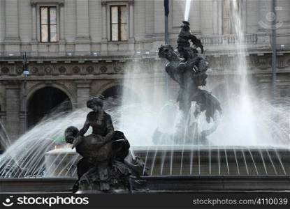 Fountain of the Naiads in Piazza Della Repubblica, Rome, Italy