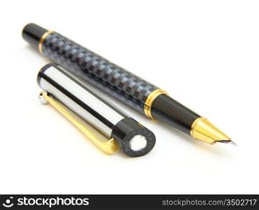 fountain pen isolated on white background