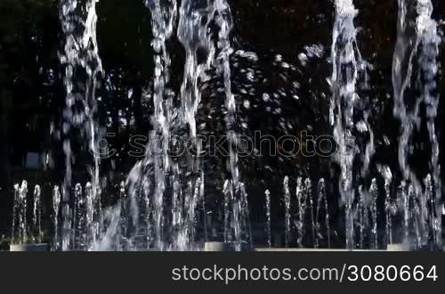 Fountain Splashing Water