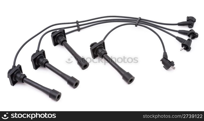 four spark plug cables, auto spare parts