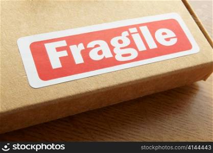 Fragile parcel for despatch