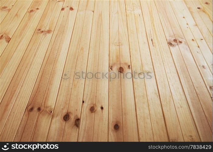 fragment of new rural wooden floor without covering