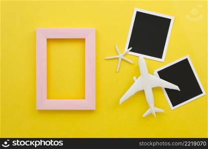 frame with s airplane beside