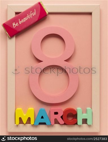 frame with women s day date