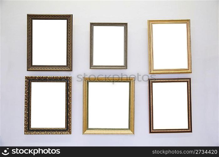 frames on the wall