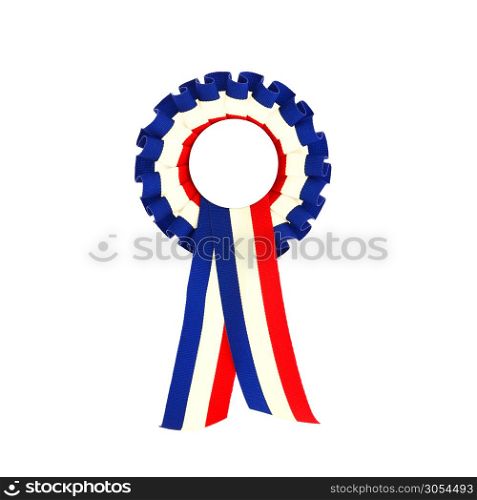 france country flag ribbon symbol blue white red
