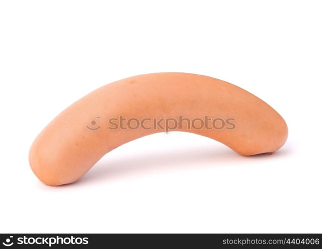 Frankfurter sausage isolated on white background