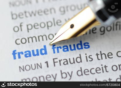 Fraud - Dictionary Series