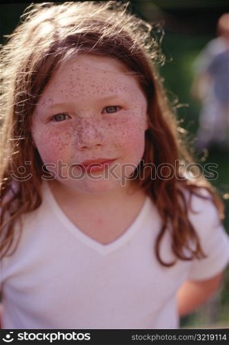 Freckled Little Girl