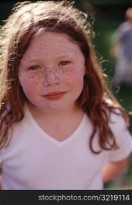 Freckled Little Girl