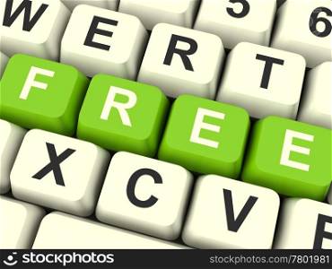 Free Computer Keys Showing Freebies and Promotions. Free Computer Keys In Green Showing Freebies and Promotions