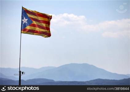 freedom flag of Catalonia