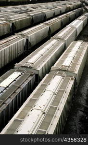 Freight cars in Baltimore , Maryland