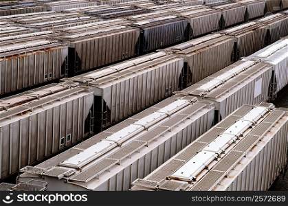 Freight cars in Baltimore , MD