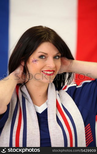 French football fan