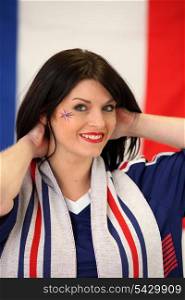French football fan