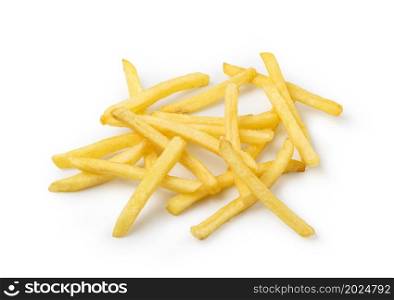 French fries isolated on a white background. French fries