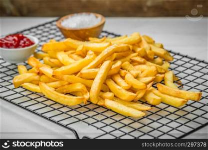 French fries on a grid