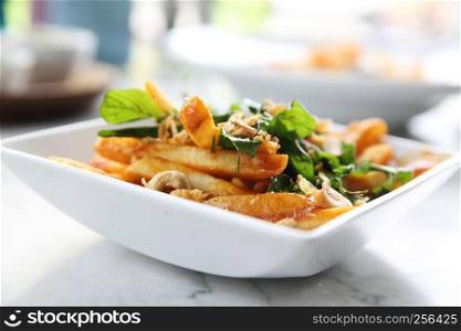 French fries with thai spicy