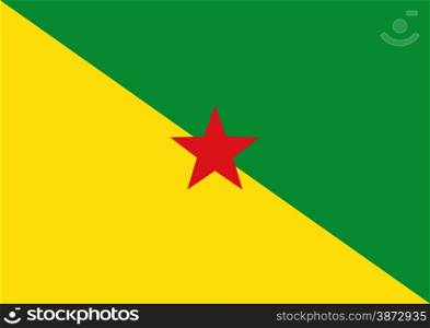 french guiana country people republic flag illustration