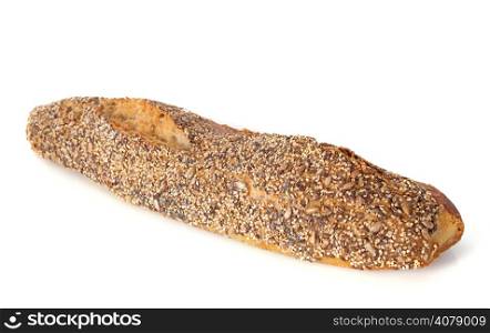 french stick in front of white background