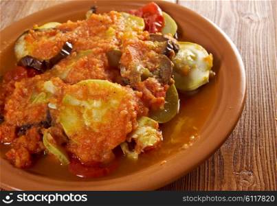 French vegetable casserole - Ratatouille.farmhouse kitchen